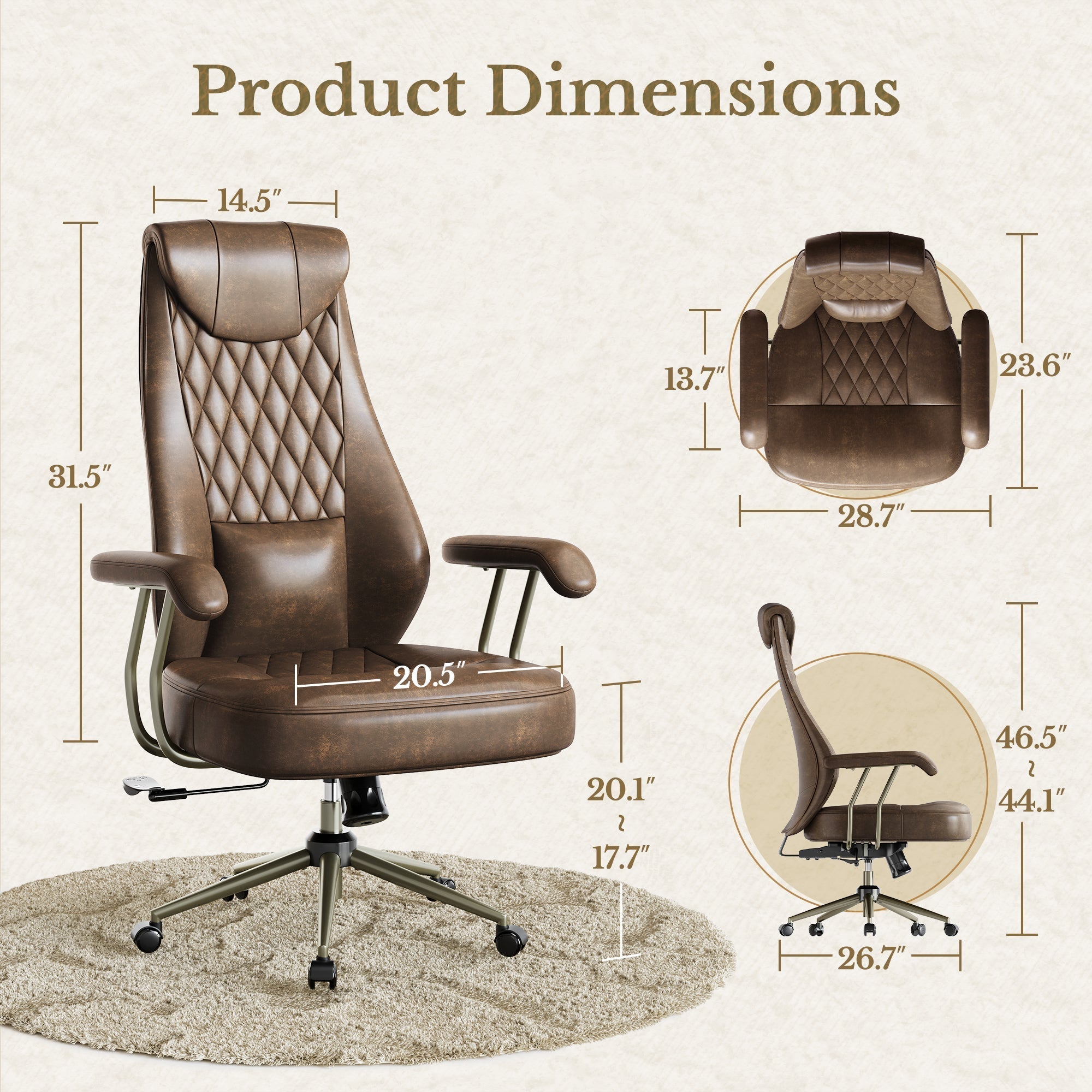 Luna Extra Wide Chair -