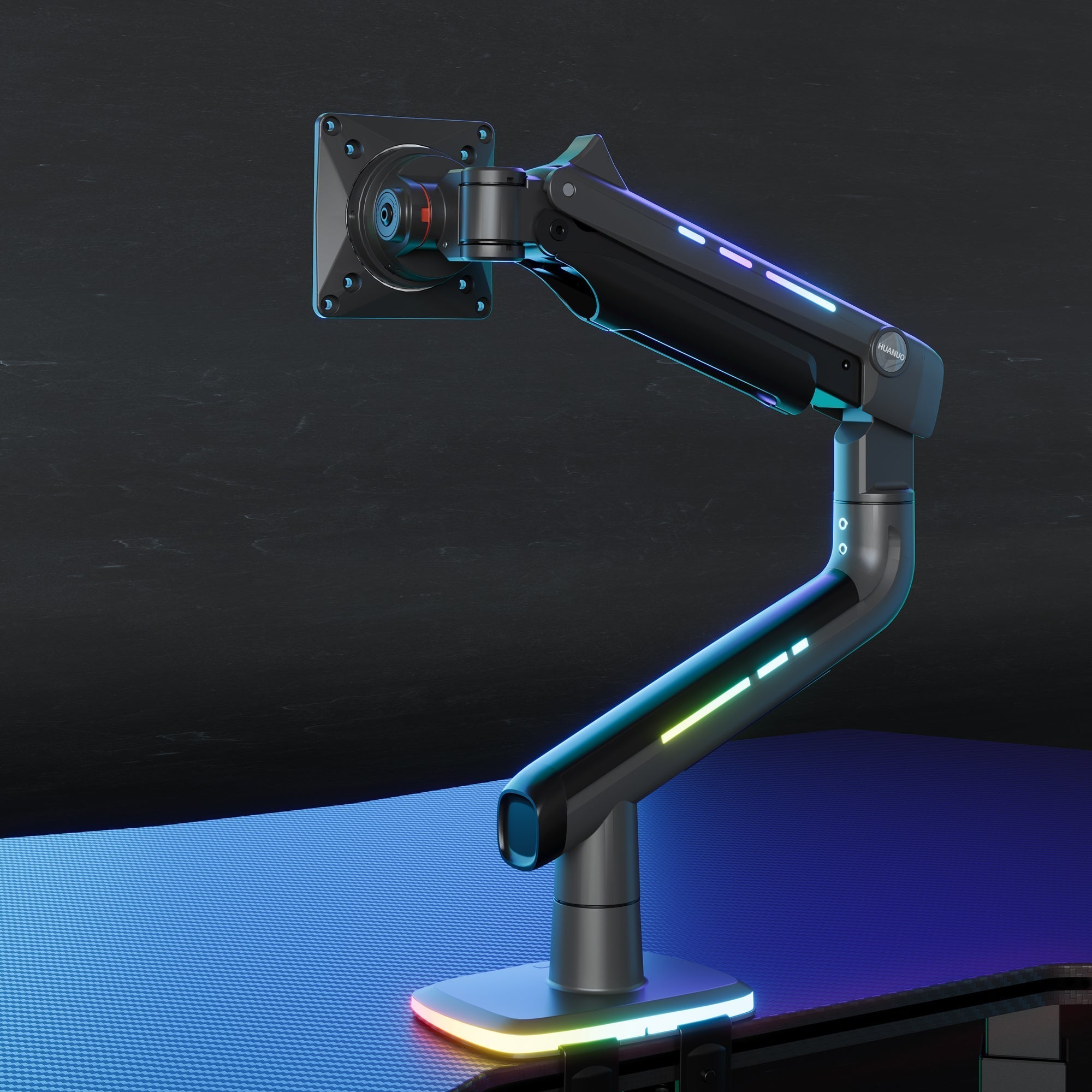 titan rgb heavy monitor arm